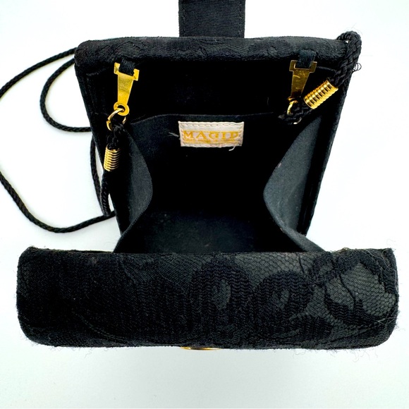 Magid Vintage Black Lace Handbag - Picture 2 of 4
